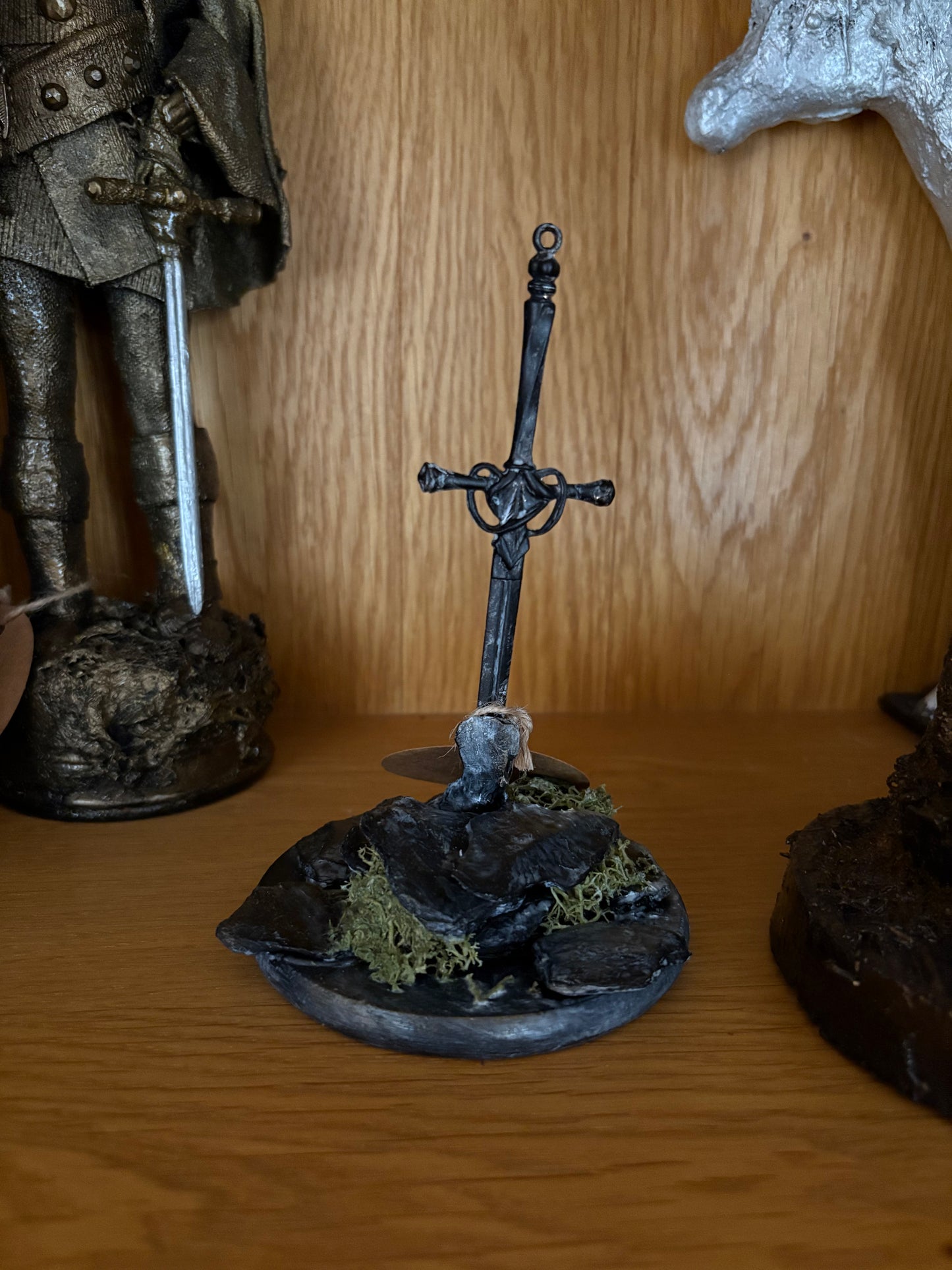 Excalibur - Pagan Sculpture Recycled Materials