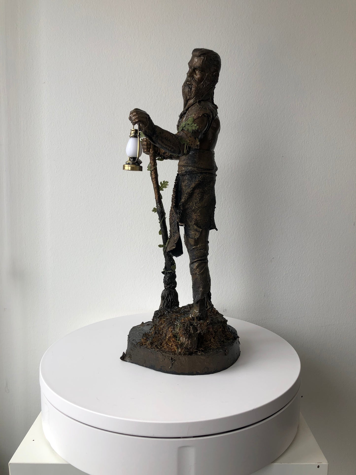 The Oak King Yule Bringer of Light - Medieval Pagan Sculpture