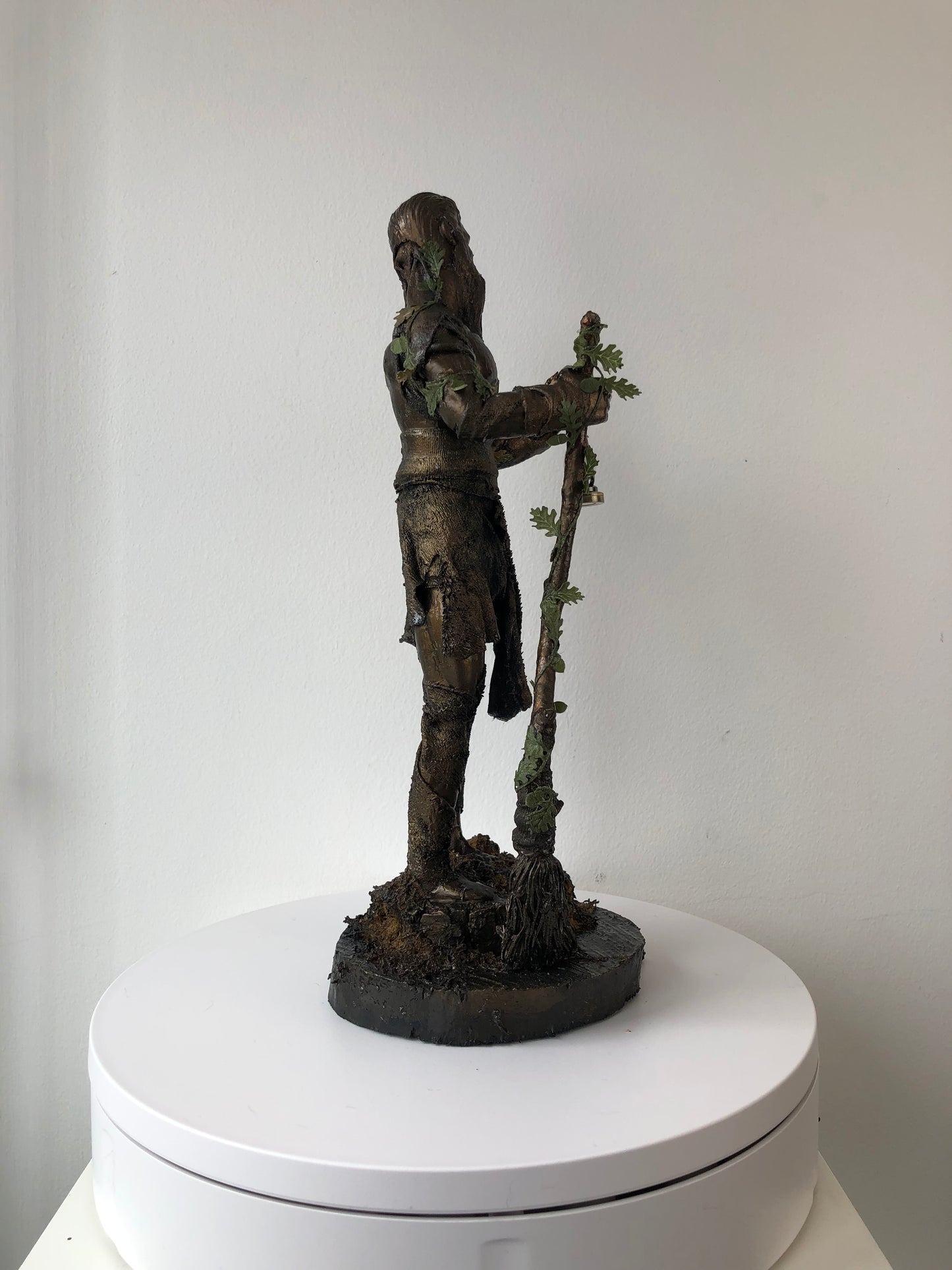 The Oak King Yule Bringer of Light - Medieval Pagan Sculpture
