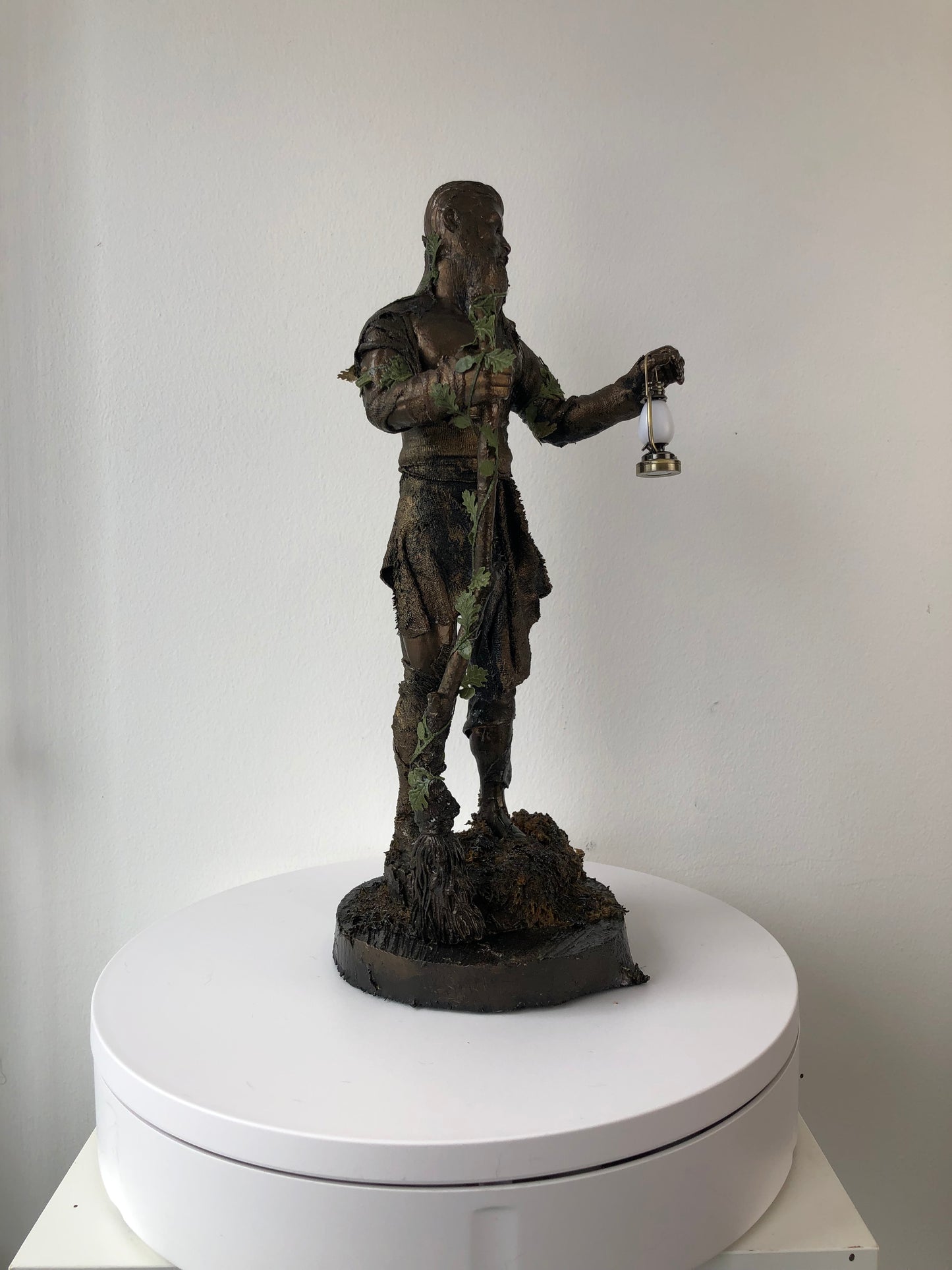 The Oak King Yule Bringer of Light - Medieval Pagan Sculpture
