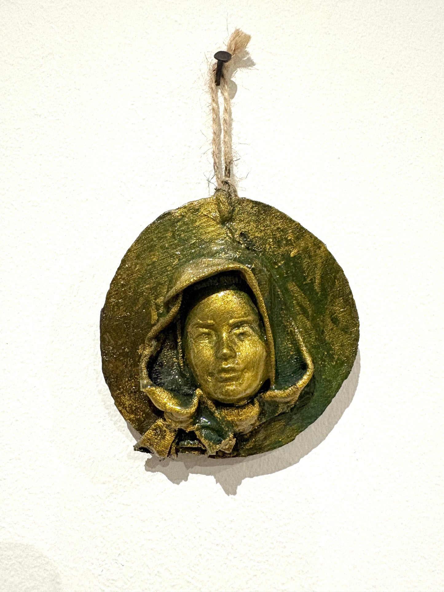 Spring Goddess Ostara - Hanging Charms - Original Recycled Art