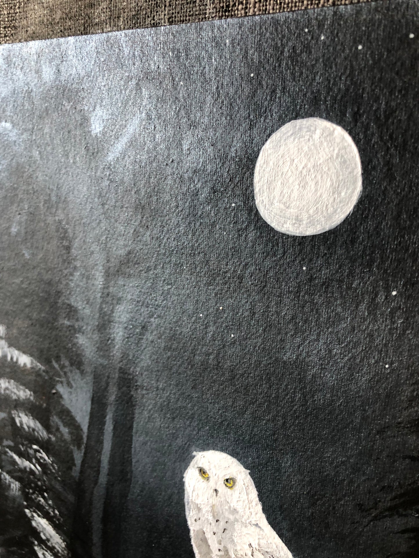 Snowy Owl Wall Art - The Night Watch Owl Fine Art Print