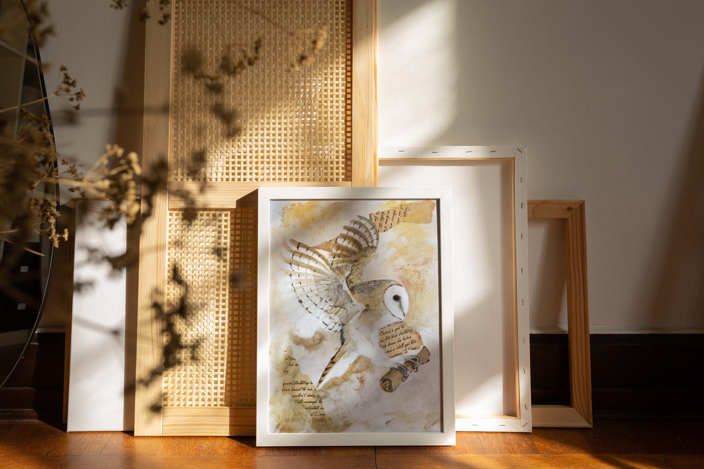Barn Owl Wall Art - The Silent Messenger Fine Art Print