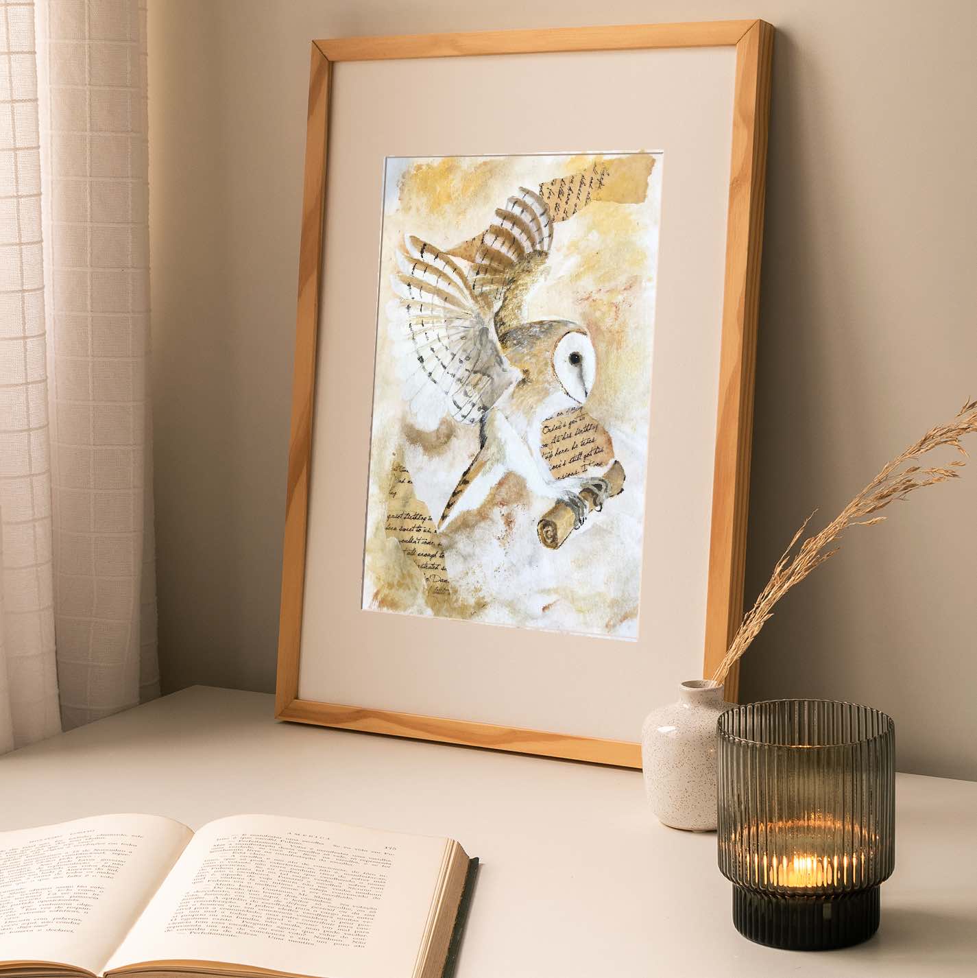 Barn Owl Wall Art - The Silent Messenger Fine Art Print
