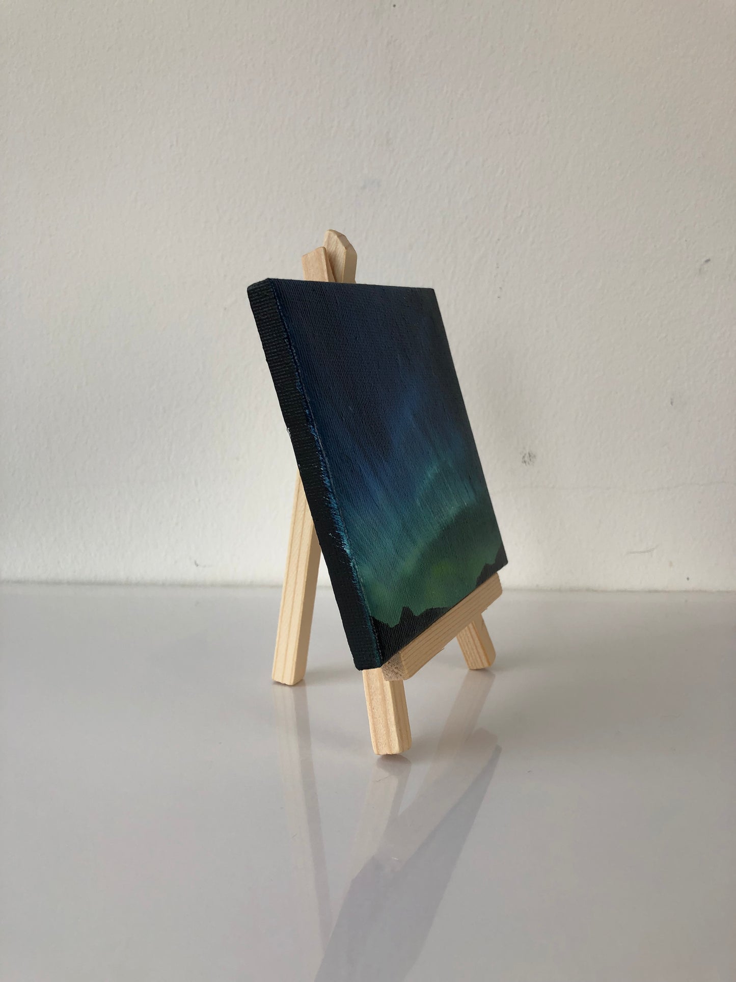 Aurora IV - Mini Painting on Easel Stand