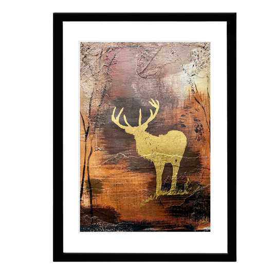 The Golden Hind - Original Mixed Media