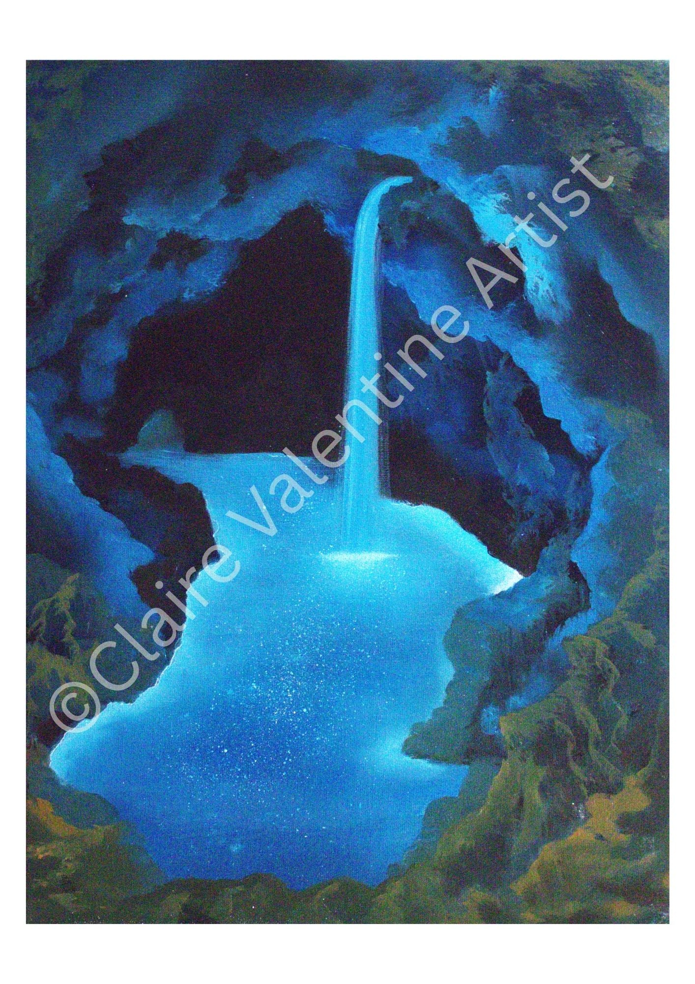 Sea Cave Original Oil