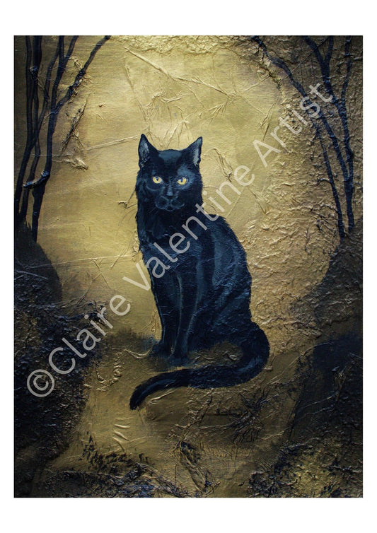Instinct - Cat Art Print