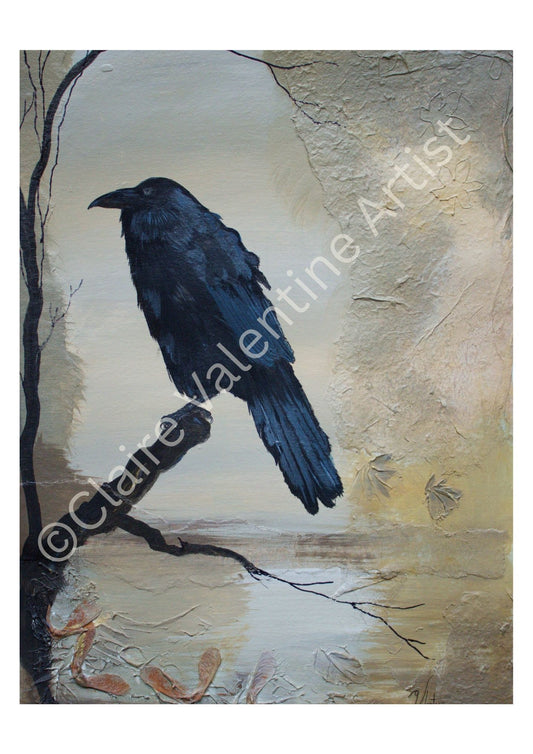 Transformation - Raven Art Print