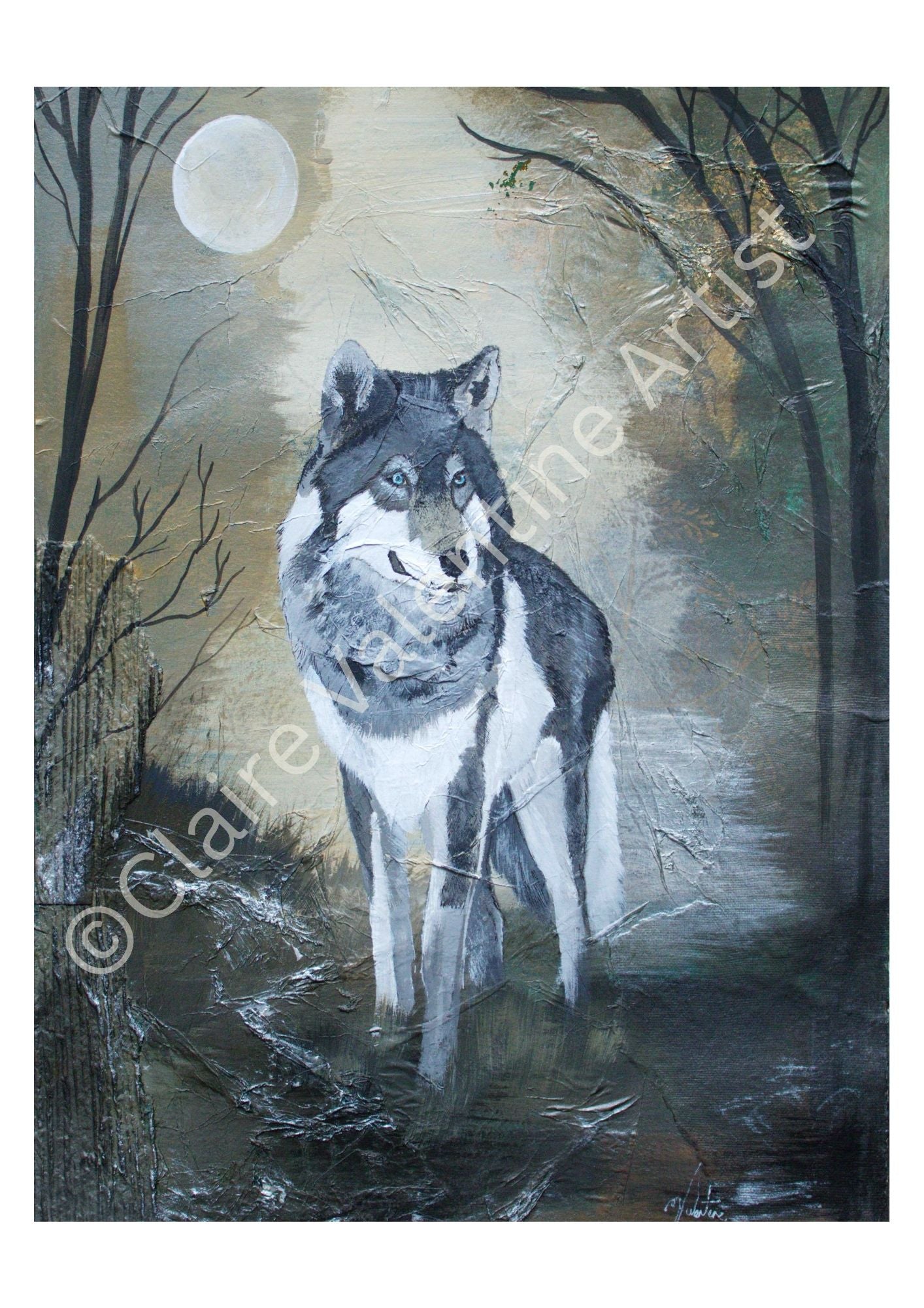 Belonging - Wolf Art Print