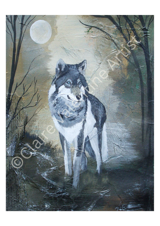 Belonging - Wolf Art Print