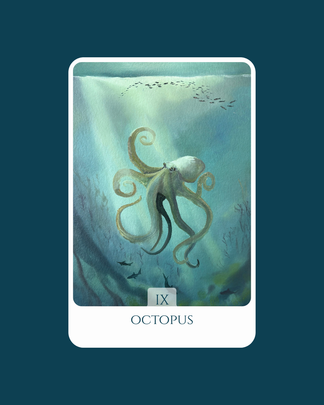Octopus Sea Oracle - Original Oil (Copy)