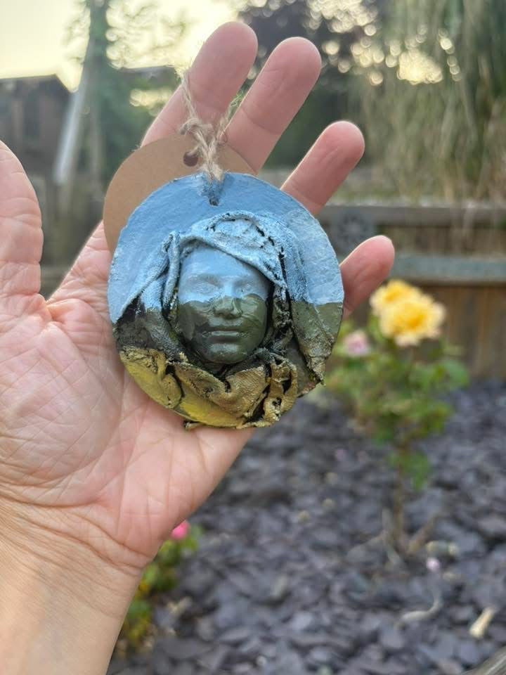 Herne - Hanging Charms - Original Recycled Art