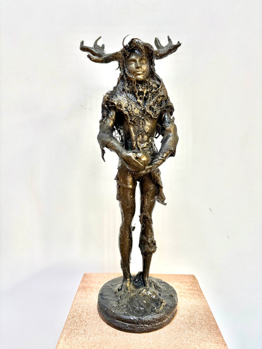 Cernunnos Herne - Pagan Sculpture Recycled Materials