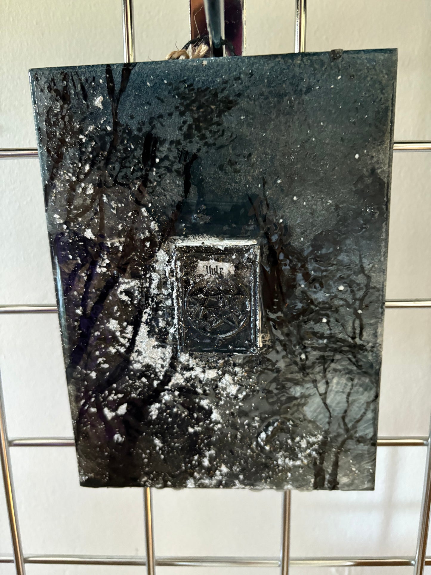 Winter Grimoire Wall Relief - Original Recycled Art