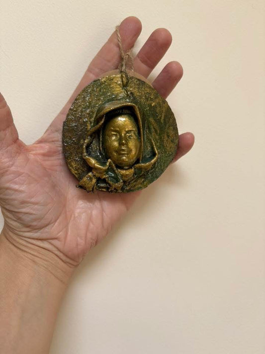 Spring Goddess Ostara - Hanging Charms - Original Recycled Art