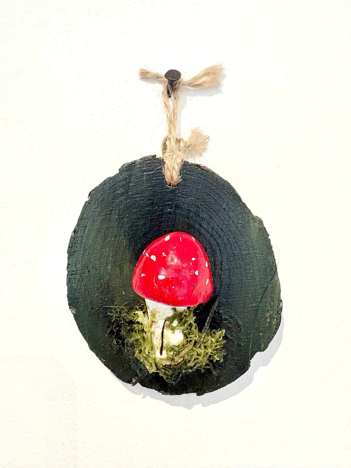 Fly Agaric - Hanging Charms - Original Recycled Art