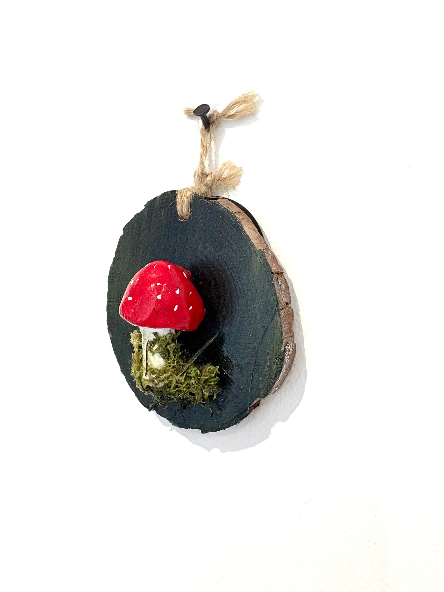 Fly Agaric - Hanging Charms - Original Recycled Art