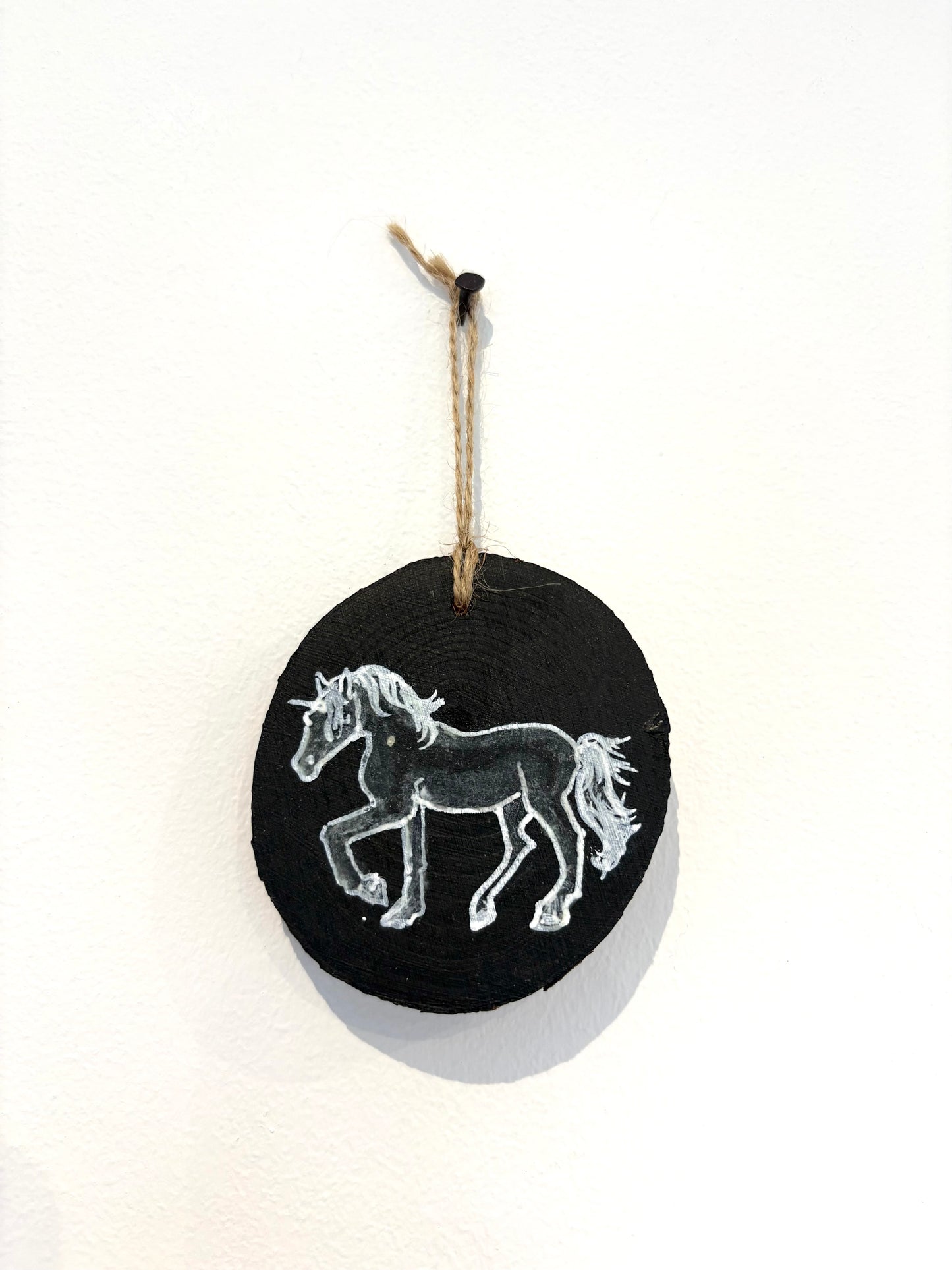 Unicorn Patronus - Hanging Charms - Original Recycled Art