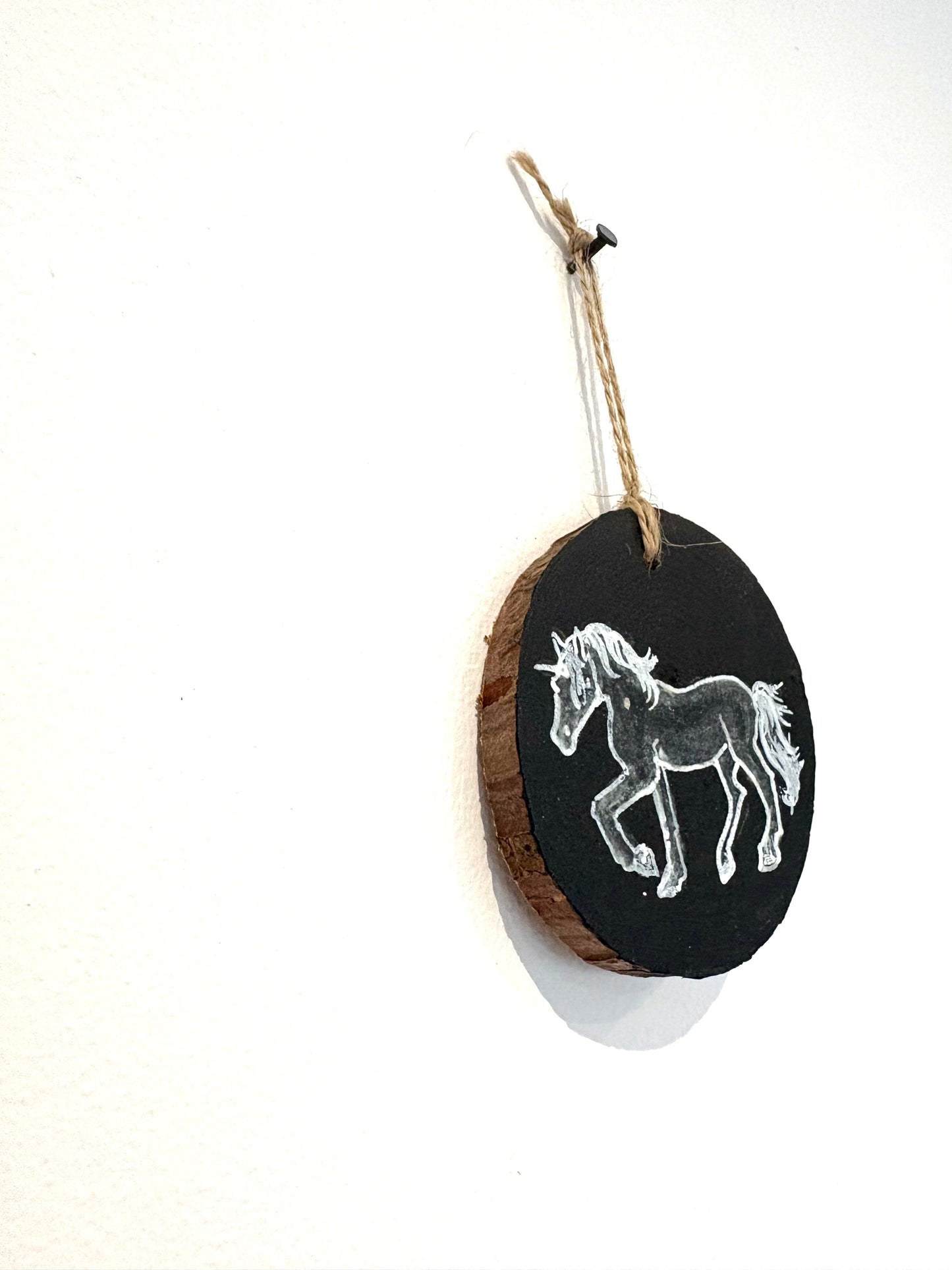 Unicorn Patronus - Hanging Charms - Original Recycled Art