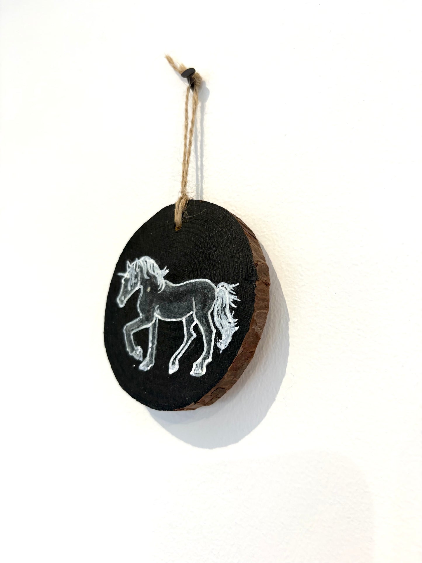 Unicorn Patronus - Hanging Charms - Original Recycled Art