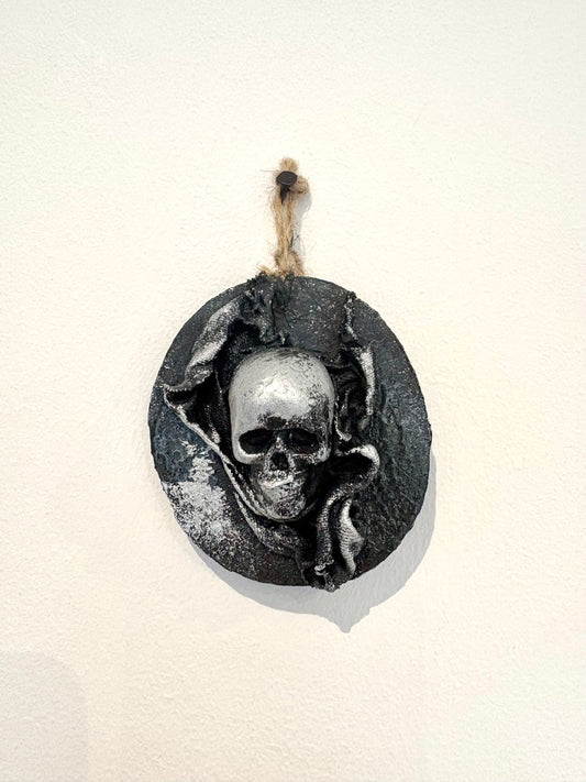 Skull - Hanging Charms - Original Recycled Art