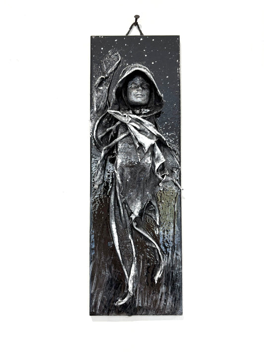 Midwinter Goddess Wall Relief - Original Recycled Art