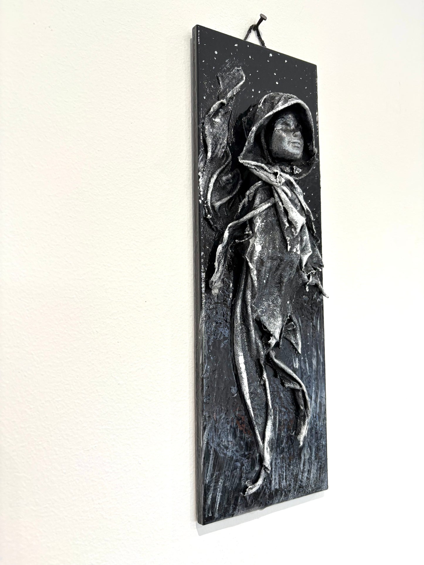 Midwinter Goddess Wall Relief - Original Recycled Art