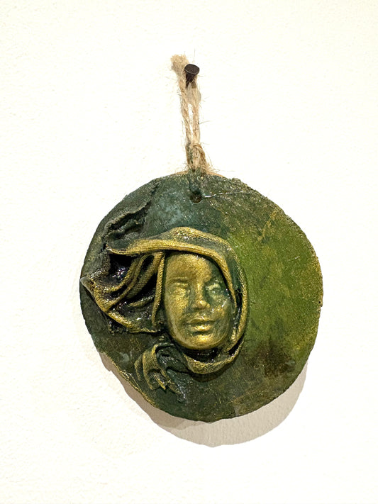 Spring God Ostara - Hanging Charms - Original Recycled Art