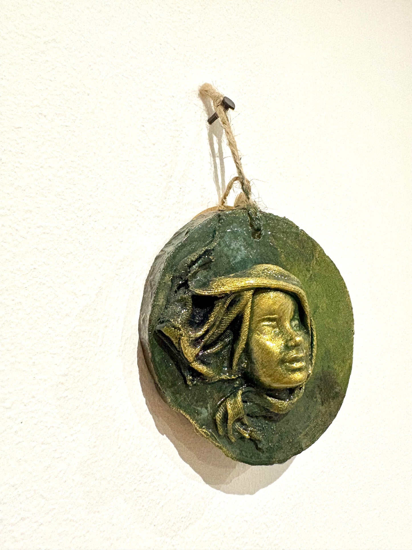 Spring God Ostara - Hanging Charms - Original Recycled Art