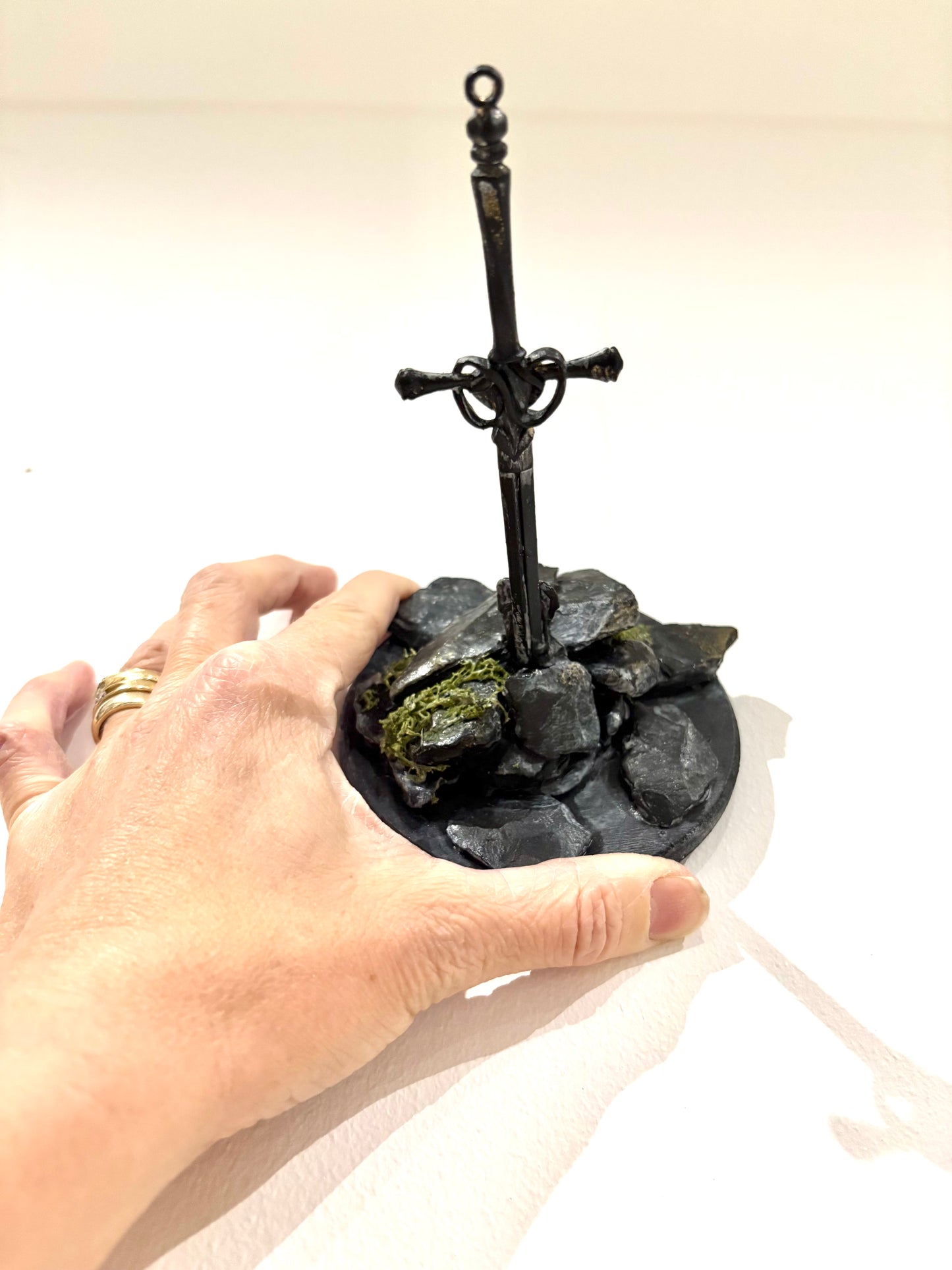 Excalibur - Pagan Sculpture Recycled Materials