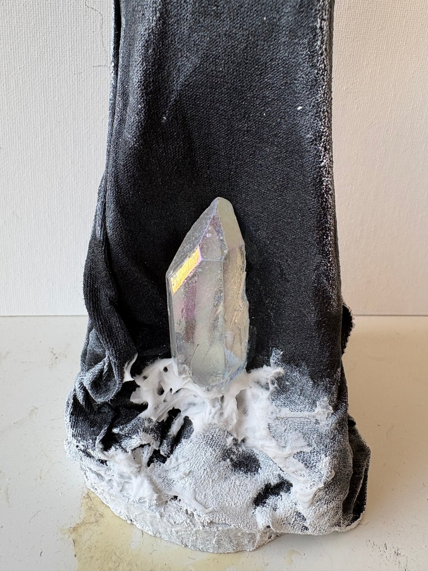 Midwinter Witch - Pagan Sculpture Recycled Materials