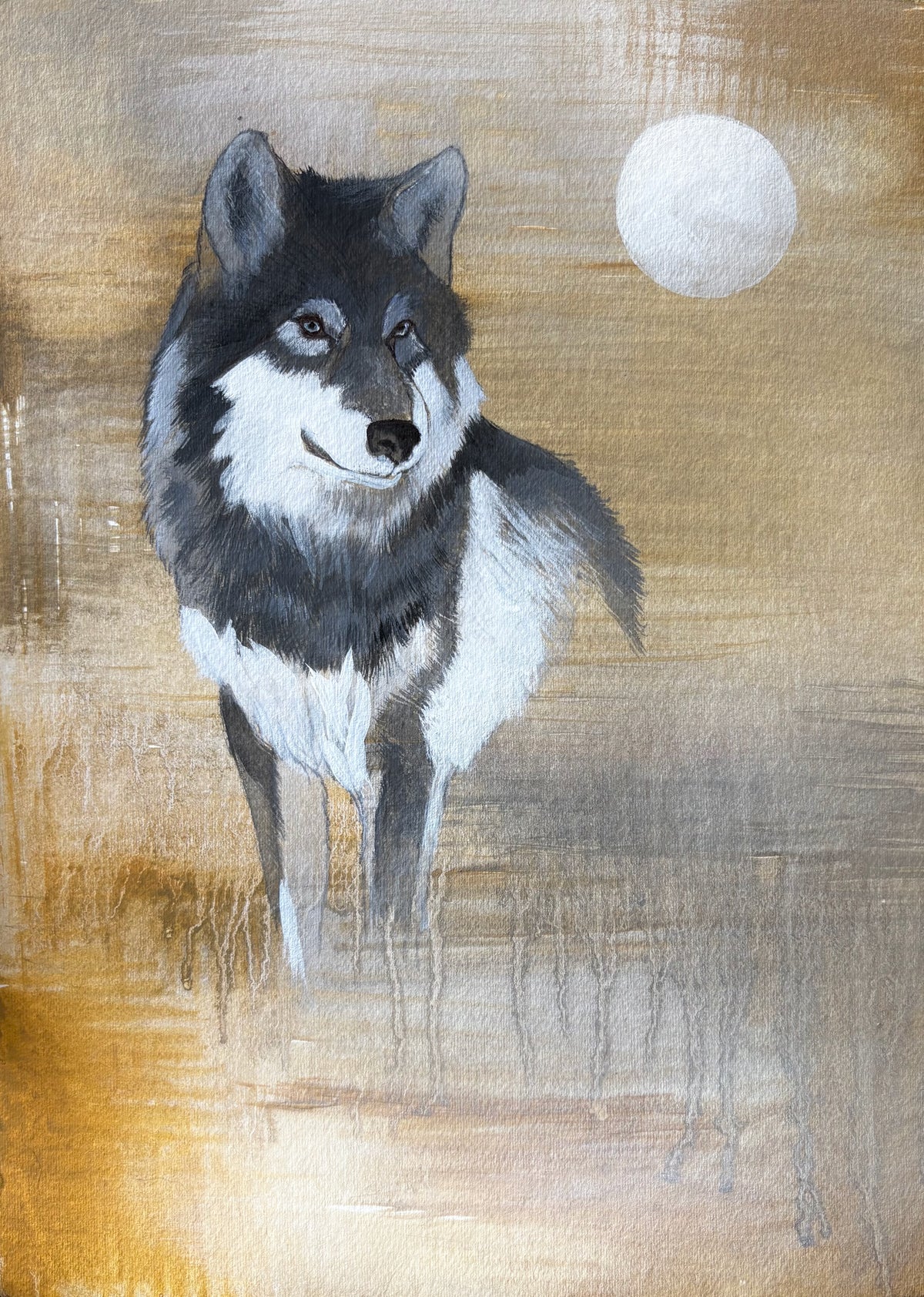 Wolf 2 - Original Acrylic