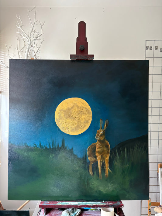 Hare - original oil