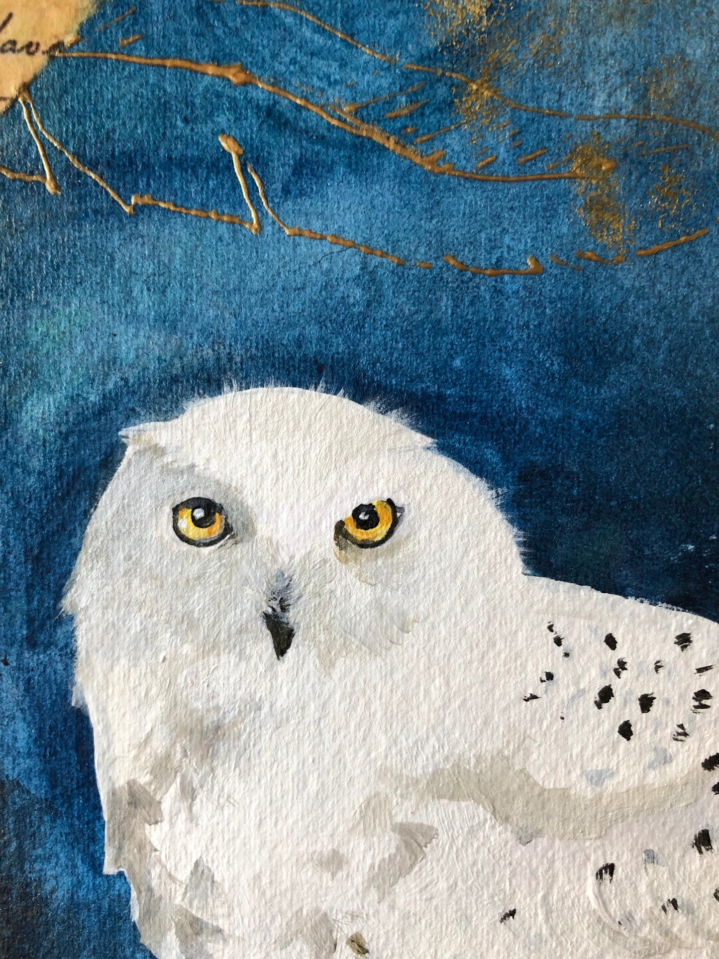 Snowy Owl Wall Art - Hedwig's Message Fine Art Print