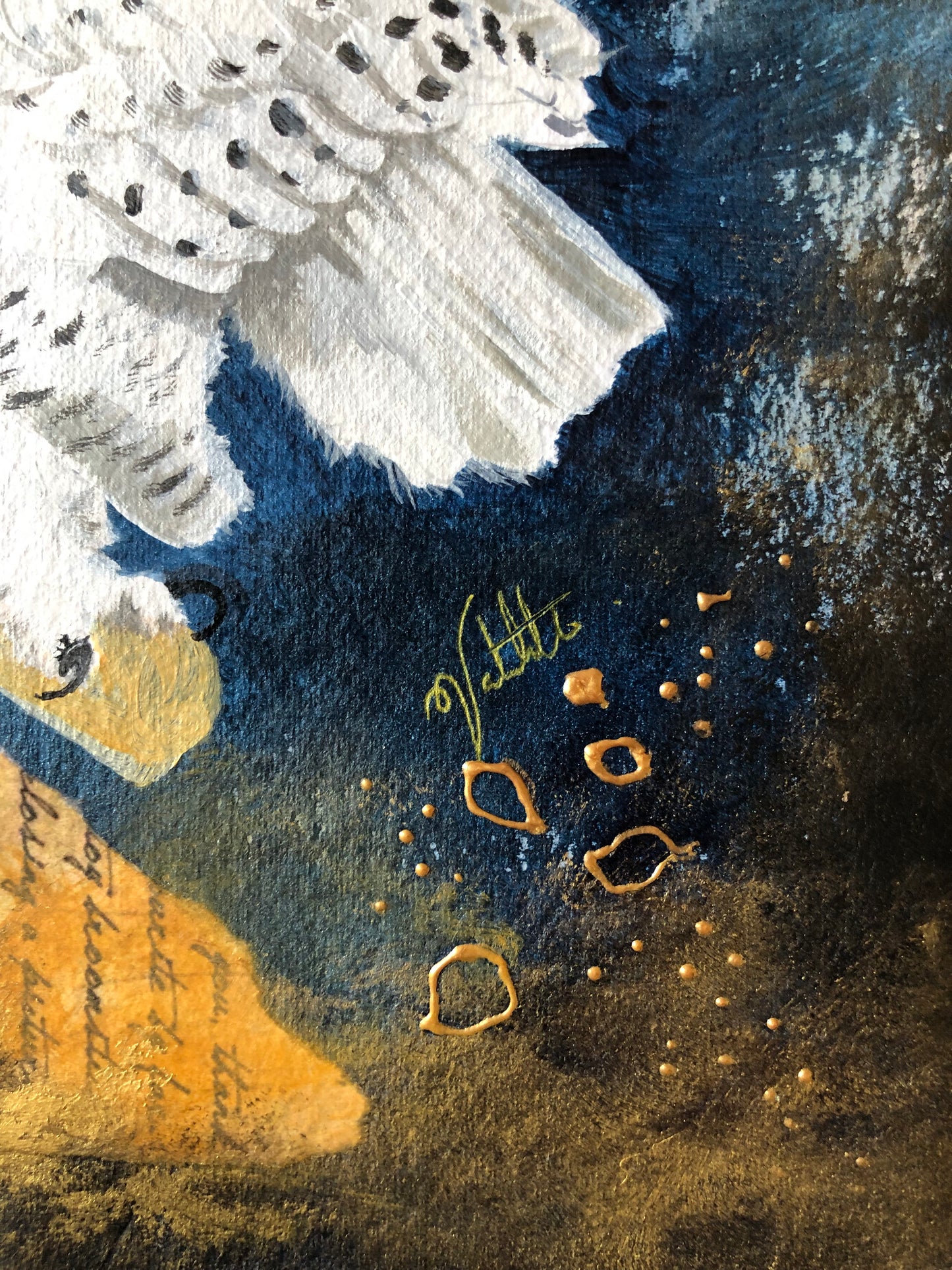 Snowy Owl Wall Art - Hedwig's Message Fine Art Print
