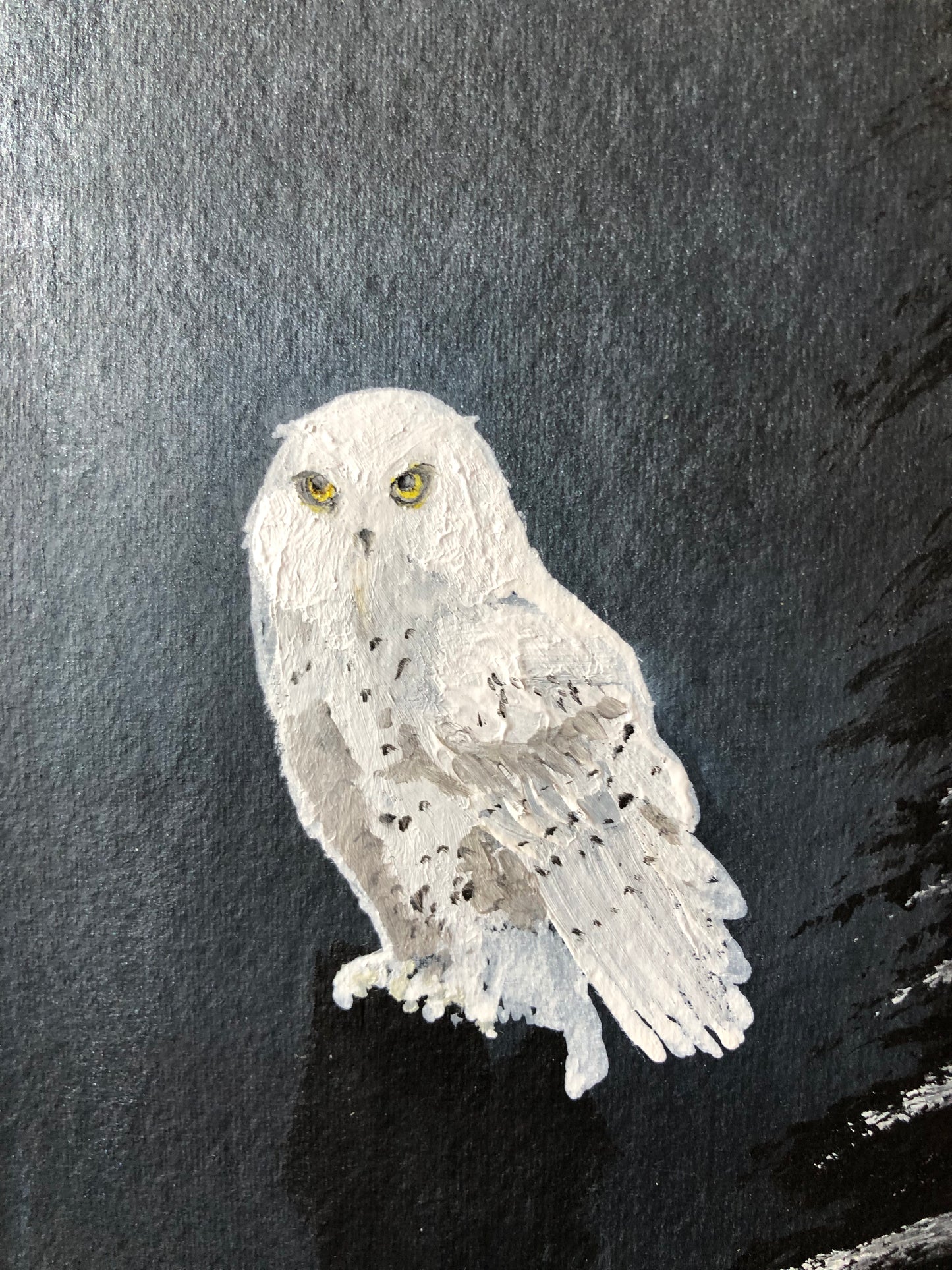 Snowy Owl Wall Art - The Night Watch Owl Fine Art Print