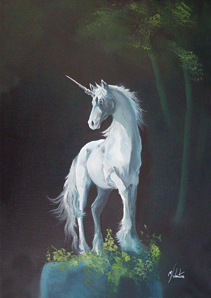 Unicorn - original oil
