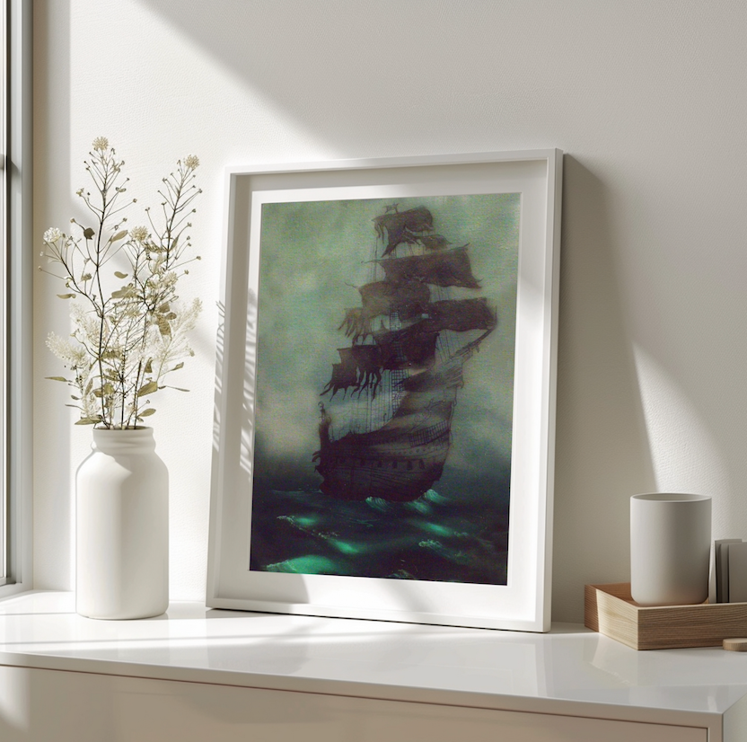 Ghost Ship Sea Oracle - Original Oil