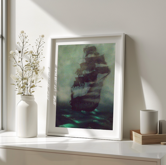 Ghost Ship Sea Oracle - Original Oil