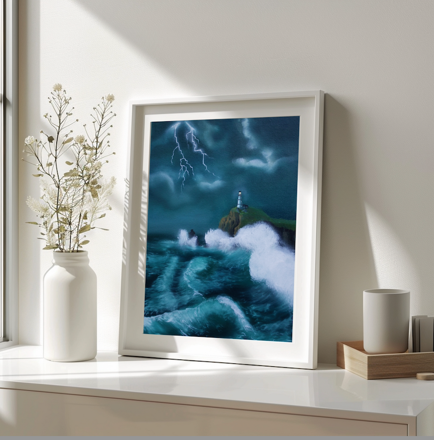 Sea Storm Sea Oracle - Original Oil