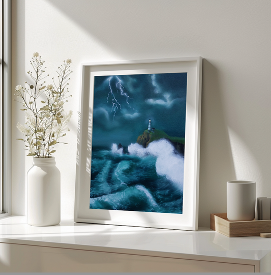 Sea Storm Sea Oracle - Original Oil