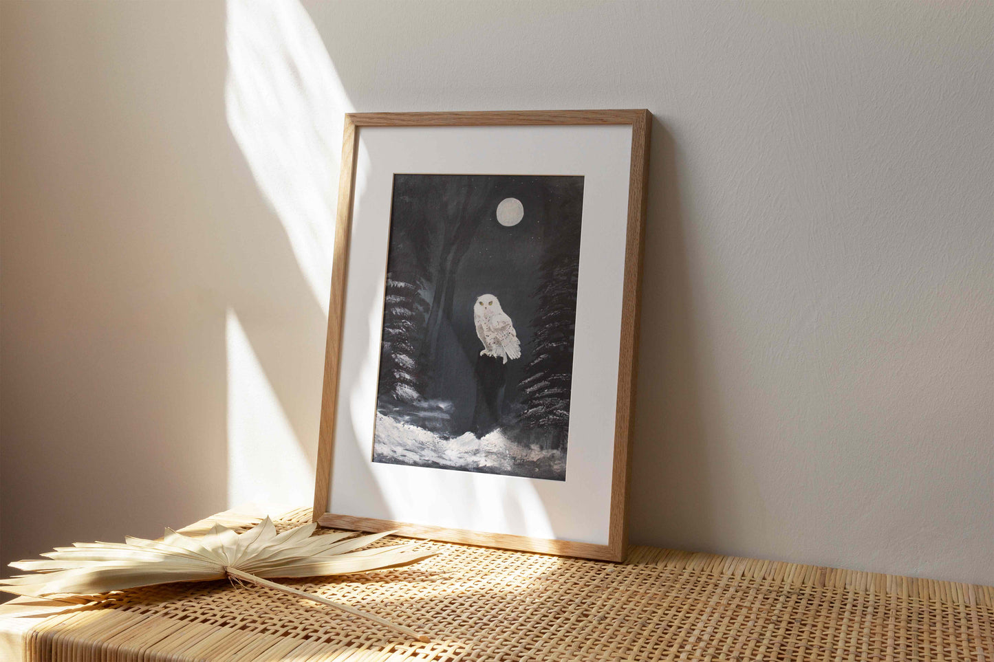 Snowy Owl Wall Art - The Night Watch Owl Fine Art Print