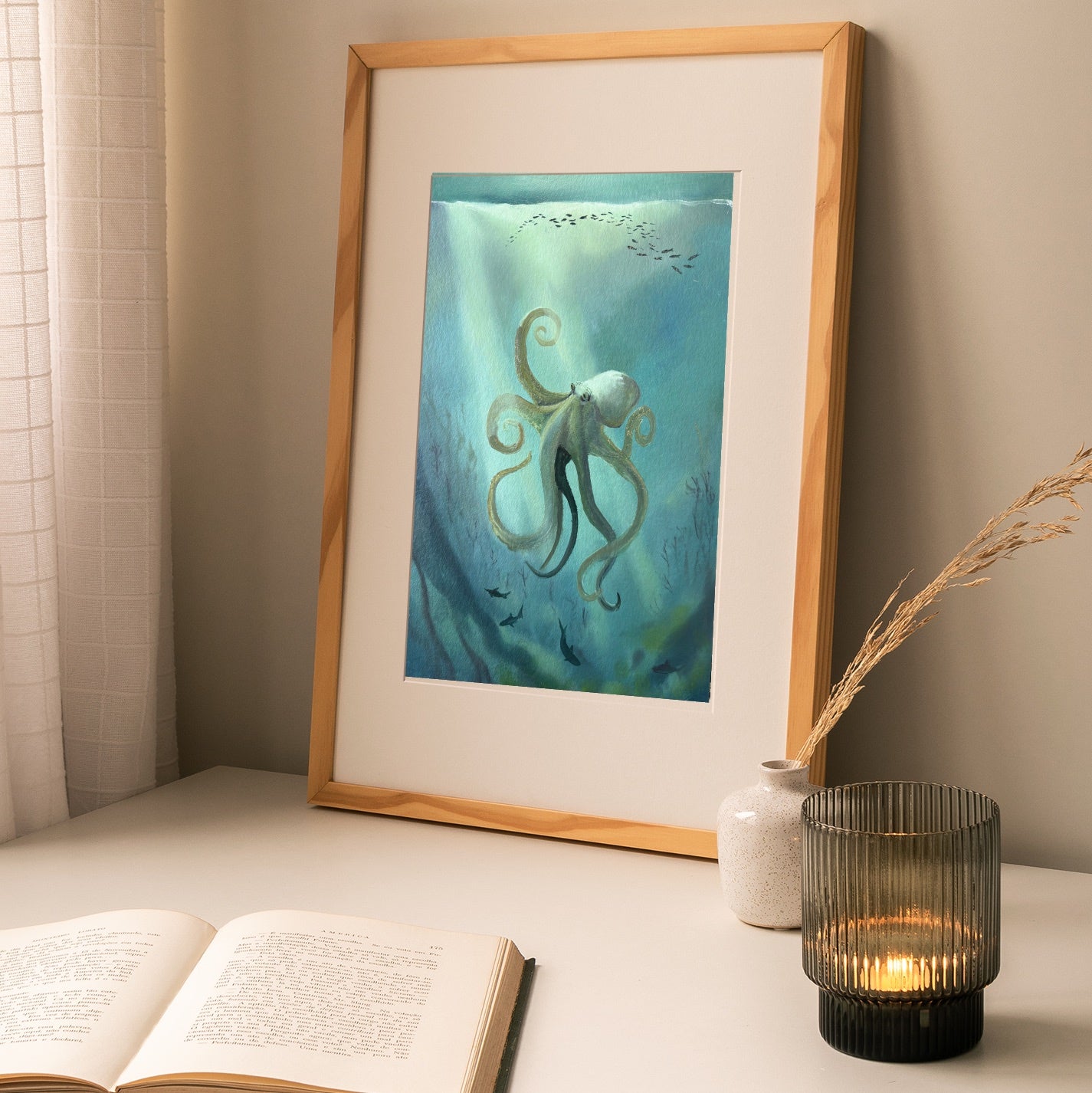 Octopus Sea Oracle - Original Oil (Copy)
