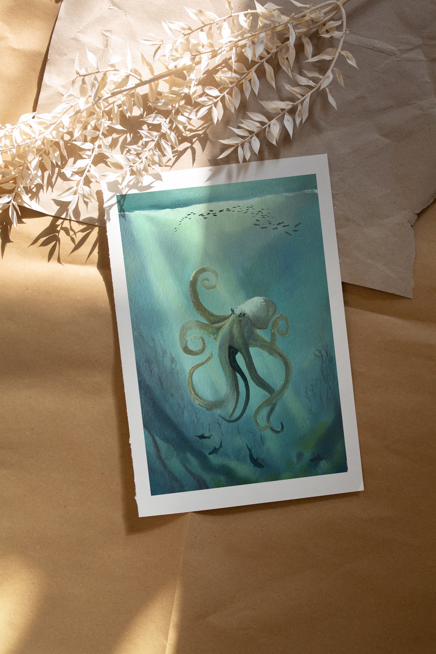 Octopus Sea Oracle - Original Oil (Copy)