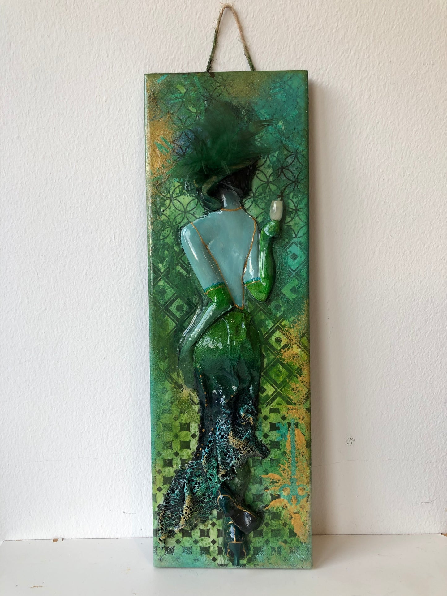 Exit in Style Magical Cocktail Wall Sculpture