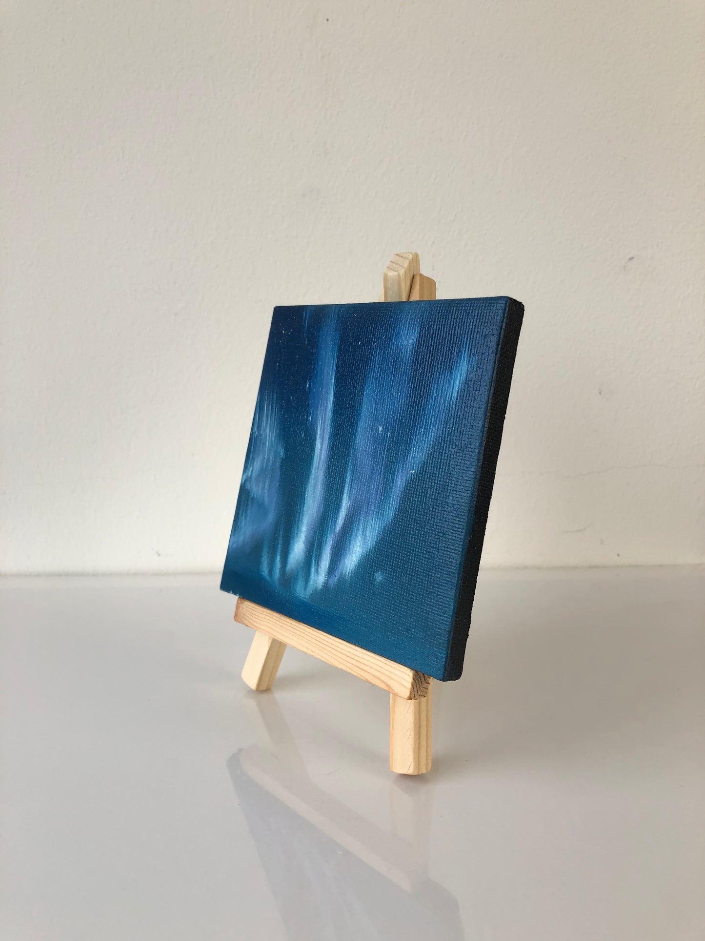 Aurora II - Mini Painting on Easel Stand