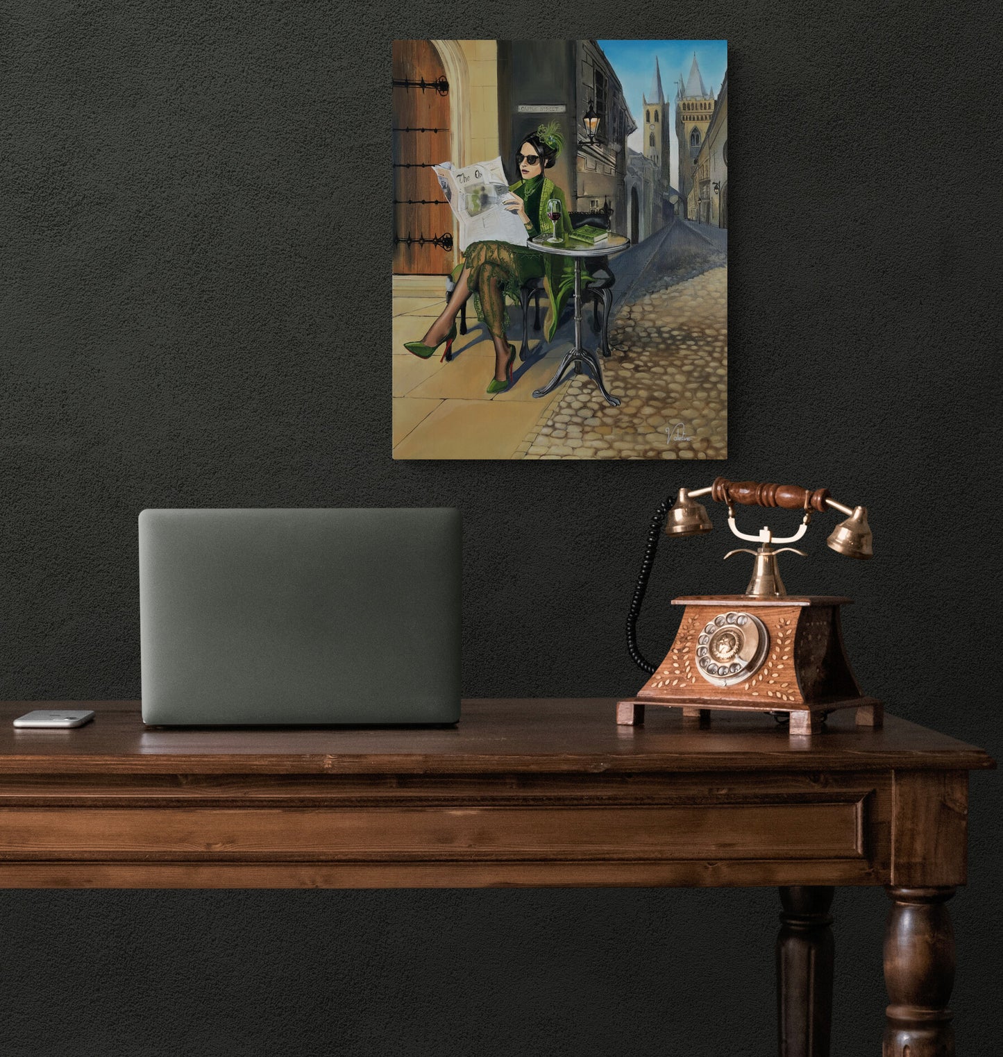 Castle Street Cafe - Original Oil 40 x 50 x 1.5"